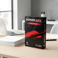 Papel de Oficina A4 Ecológico con Certificación ISO, 75 GSM, Acabado Liso, Resultados de Impresión Profesionales, Suministro al por Mayor