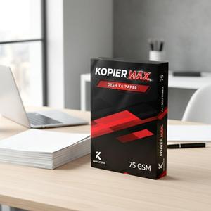 กระดาษสำนักงานมาตรฐาน A4 รีไซเคิลได้ รับรองมาตรฐาน ISO/  75 แกรม เนื้อเรียบ สำหรับงานพิมพ์ระดับมืออาชีพ จำหน่ายราคาส่ง - Product Image 1