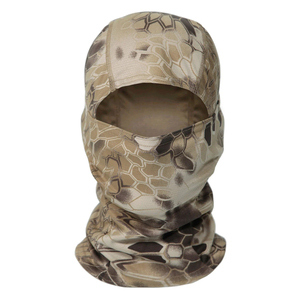 GENERSA SPORTS Unisex Balaclava Face Mask Full Coverage Outdoor 100% Polyester Breathable Waterproof Camouflage Print Adjustable - Product Image 5