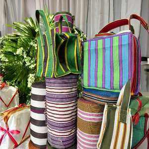 Grands sacs à provisions écologiques en polypropylène recyclé Sacs en plastique durables fabriqués en Inde Sac à linge d'approvisionnement en vrac - Product Image 6