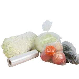 Práctica bolsa de plástico ecológica en rollo para frutas y verduras frescas - Product Image 3