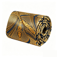 Tissu Pagne Africain Traditionnel Vibrant en Batik, 100% Coton, Imprimé Wax Double Face, 6 Yards pour Robes de Soirée