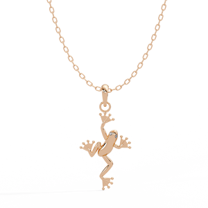 Collar con Colgante de Plata de Ley 925 con Baño de Oro Vermeil, Diamante Cultivado en Laboratorio, Colgante Personalizado Unisex, Plata 92.5, Joyería Fina, OEM, ODM - Product Image 3