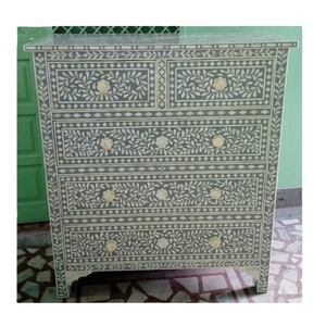 Bone inlay drawer Storage Kids Room Eco Factory White Customization Drawers Cabinet for bathroom decorative use