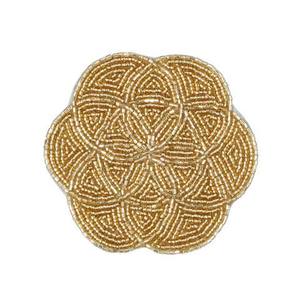 Posavasos Minimalistas Bohemios con Cuentas de Cristal, Artesanía Premium para Protección y Decoración de Mesas de Boda - Product Image 3