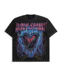 T-shirt en coton surdimensionné imprimé DTG pour hommes et femmes, t-shirt streetwear à motif personnalisé, t-shirt décontracté respirant et doux, haut tendance - Product Image 5