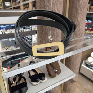 Cinturón de Cuero Personalizado con Doble Hebilla y Letras para Hombre y Mujer, Precio de Fábrica - Product Image 3