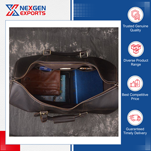 กระเป๋าเดินทางหนัง PU คุณภาพสูง ดีไซน์โดดเด่น ความจุเยอะ ผลิตในอินเดีย กันน้ำ เหมาะสำหรับผู้ซื้อจำนวนมาก ราคาถูก - Product Image 5