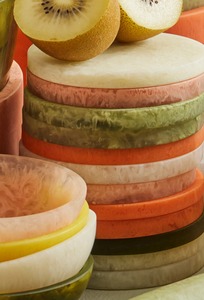 New Design Best Eco-Friendly American Luxury Style Acacia Wood Resin <b>Coaster</b> Handmade <b>Drink</b> Tea India Handicrafts Custom Color - Product Image 2