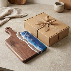 Tabla de Cortar de Madera y Resina al por Mayor, Tabla de Cortar de Cocina Hecha a Mano con Resina Epoxi para el Hogar, Restaurantes y Servicios de Catering - Product Image 5