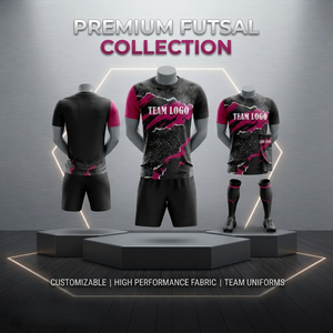 ชุดฟุตซอลแบบกำหนดเอง เสื้อเจอร์ซีย์และกางเกงขาสั้นระบายอากาศได้ดี น้ำหนักเบา พร้อมการพิมพ์แบบซับลิเมชั่นเต็มรูปแบบ - Product Image 6