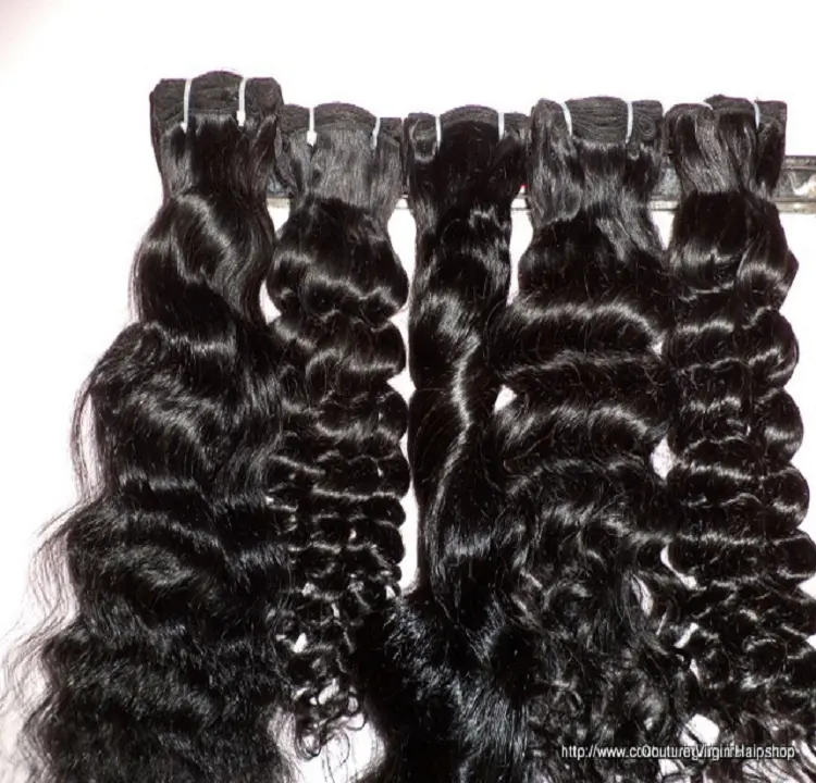 South India 100% unprocessed virgin raw Indian hair natural remy all textures cuticle human hair