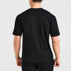 T-shirt imprimé pour homme, coupe ajustée, manches courtes, style streetwear, qualité supérieure, vente en gros, collection 2026 - Product Image 5