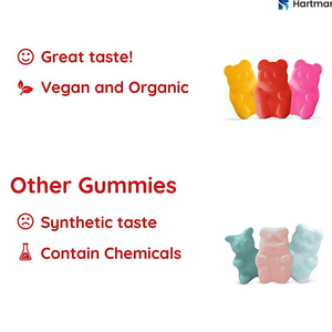 Vegan Apple Cider <b>Vinegar</b> Gummies with Vitamin B12 for Detox Digestion and Immune System Support - Product Image 6
