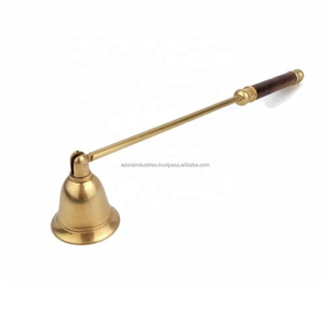 Éteignoir à bougies plaqué brillant de haute qualité fabriqué en métal Accessoires de bougies d'Inde par Azora Industries - Product Image 4