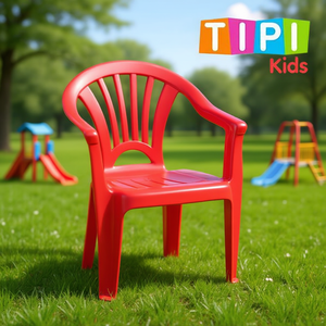 Chaise en plastique pour enfants Silla Infantil Tipi Rojo - Product Image 3