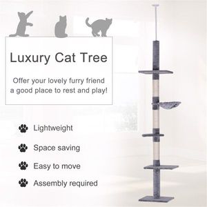 Premium Cat Tree & Scratcher Durable & Comfortable Furniture for Feline Fun - Product Image 4