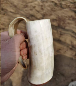 Mug en corne de buffle authentique, personnalisé, isolé, pour bière, article de bar, mug en corne de buffle le plus vendu - Product Image 4