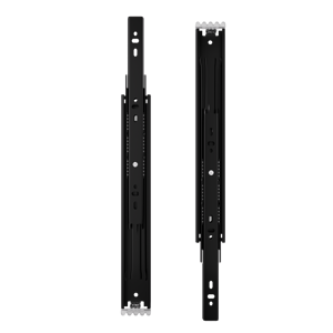 Glissière de tiroir en acier à montage en surface complète, design minimaliste durable, quincaillerie de rangement haut de gamme pour meubles de placard minimalistes - Product Image 1
