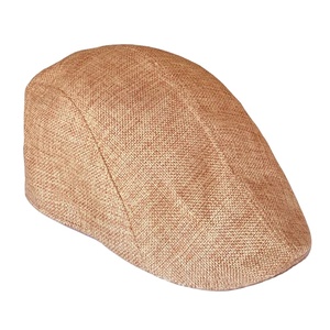 หมวกเบเร่ต์2024ผู้ชายสไตล์ใหม่ฤดูใบไม้ร่วงฤดูร้อนหมวกผ้าลินินหมวกแฟชั่นแบนวินเทจคลาสสิกหมวกแกตสบี้แค็บ - Product Image 6