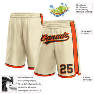 100% Polyester Mesh <b>Custom</b> Sublimation Shorts Sports Team Shorts Club Name Shorts Training Shorts Breathable Athletic Shorts OEM - Product Image 5