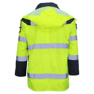 Premium Custom Reflective Hi Vis Winter Waterproof High Visibility Reflective Work Jacket for Construction Traffic <b>Road</b> Security - Product Image 5