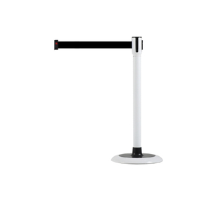 [BS-SW(BK)] Solución de Gestión de Colas, Poste Separador de Filas Compatible con Otras Marcas, Garantiza la Seguridad del Usuario, Hierro Electrogalvanizado - Product Image 1