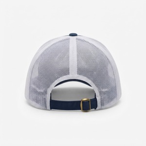 Gorra de Béisbol de Malla de 6 Paneles Unisex de Alta Calidad, 100% Algodón, Ajustable, para Adultos, Azul, para las 4 Estaciones, Gorra Trucker Personalizada con Bordado - Product Image 2