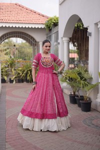 Chaniya Choli de Algodón Puro Especial para Navratri, Lehenga Choli Tradicional India para Mujer, Secado Rápido, Absorbe la Humedad - Product Image 4