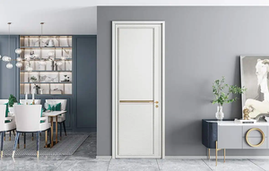 Portes intérieures durables, écologiques, imperméables, finies, en MDF pour salle de bain, maison privée, bureau, atelier, hôtel - Product Image 5