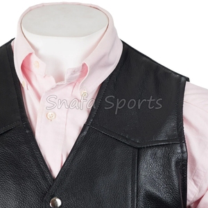 เสื้อกั๊กหนังสำหรับขี่มอเตอร์ไซค์ผู้ชายคุณภาพสูงสำหรับฤดูร้อน ดีไซน์ระบายอากาศได้ดี ราคาสุดคุ้ม เหมาะสำหรับนักขี่มอเตอร์ไซค์แนวสตรีทและแข่งรถ เสื้อกั๊กหนังคุณภาพสูง - Product Image 3