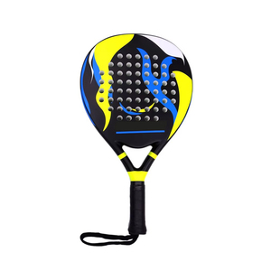 Raqueta de Pádel con Gráfico Dinámico de Llama de Carbono 12K, Forma de Lágrima, Núcleo Suave de Eva - Product Image 1