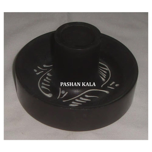 Portavelas de luz de té tallado a mano de elefante de esteatita Natural de forma redonda hermosa hecha a mano al mejor precio para decoración del hogar - Product Image 4