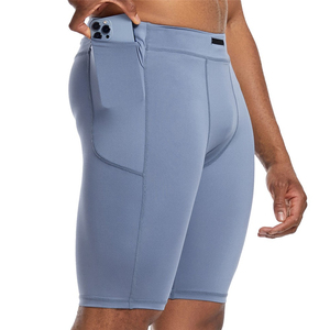 Men Compression Shorts High Performance Stretch Fabric Breathable Moisture Wicking <b>Athletic</b> Training Wear Shorts Reasonable - Product Image 3