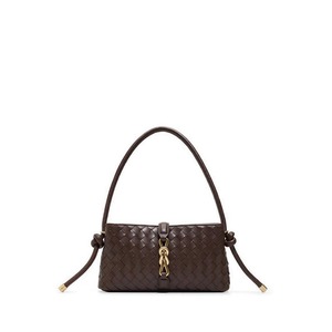 Y2k Rivet Design Shoulder <b>Bag</b> for Women Solid Color Cool Hot Girl Genuine Leather Underarm <b>Bag</b> Vintage Female Phone Handbag Purs - Product Image 1