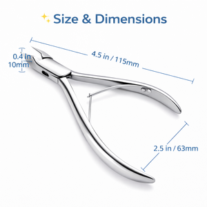 Professional High Quality Stainless Steel Curved Blade <b>Nail</b> Cuticle Nipper Precision Cutter Manicure Pedicure Finger <b>Tool</b> - Product Image 3