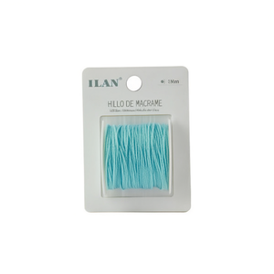 Filo per Macramè 1mm 100m Azzurro Chiaro per Creazione di Gioielli - Product Image 2