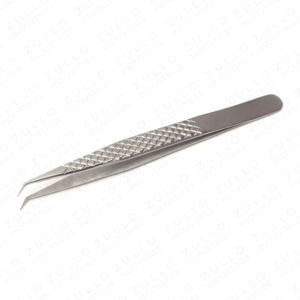 Premium Silver Stainless Steel Eyelash Tweezers Private Label Volume Diamond Grip Classic Lash Extension Precision <b>Tool</b> Kit - Product Image 2