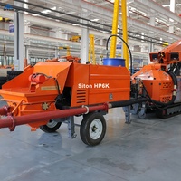 Chariot de pulvérisation de béton humide Siton HP6K pour la construction souterraine et les sites miniers