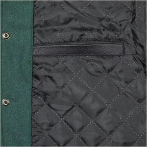 High Street Style Unisex College Letterman Winter Jacket New Men's Casual Light Warm Stand Collar <b>Button</b> Jacket High Quality - Product Image 6