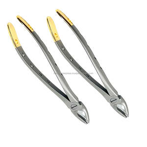 Fig 35 Forceps d'extraction dentaire Instrument chirurgical d'extraction de dents en acier inoxydable pour molaires supérieures OEM disponible - Product Image 4
