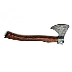 Hache en acier Damas faite à la main, manche en bois, hache en acier Damas de haute qualité, personnalisée et faite à la main - Product Image 4