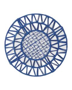 Handmade <b>Round</b> Rattan Charger Plate Floral <b>Round</b> <b>Placemats</b> Natural Rattan <b>Placemats</b> for Dining Wholesale - Product Image 1