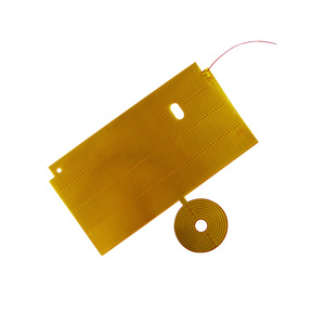 ฮีตเตอร์โพลีอิไมด์ ฮีตเตอร์ PI ขนาด 5"x5" ฮีตเตอร์แบบยืดหยุ่นสำหรับอุ่นถัง  แผ่นทำความร้อนกันน้ำ  วัสดุฟิล์มทำความร้อน - Product Image 1