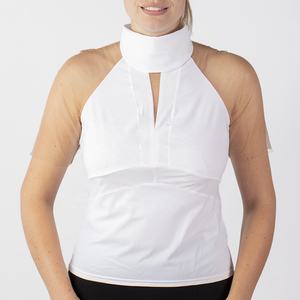 Vêtements équestres à manches courtes avec dentelle, vente en gros, fabrication de colliers, chemises d'équitation pour femmes - Product Image 4