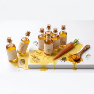 Huile végétale pure de carotte distillée à la vapeur de haute qualité pour soins de la peau, des cheveux et usage industriel en vrac - Product Image 1