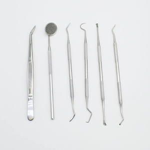 Miroir dentaire en acier inoxydable, double sonde, cure-dent en forme de faucille, outils dentaires, produits d'hygiène buccale, kit de soins buccaux par Dentavex - Product Image 2
