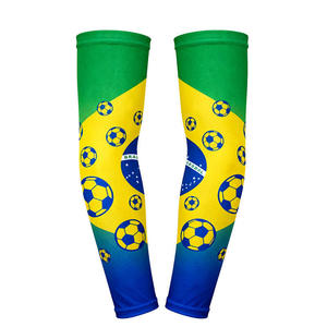 World Soccer Cup Cooling <b>Arm</b> <b>Sleeves</b> UV Protection Soccer National Flag <b>Compression</b> Sun Covers for USA Canada Mexico Sports Fans - Product Image 3