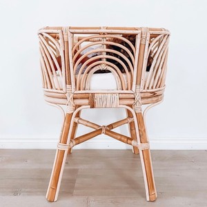 Early educational toys for toddler natural rattan dolls bassinet crib <b>cot</b> wholesale doll cradle - Product Image 3
