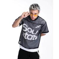 Maillot de football unisexe surdimensionné à manches courtes en mesh, personnalisé pour les équipes nationales de la Coupe du Monde de football 2026, haute qualité, respirant, 100% respirant